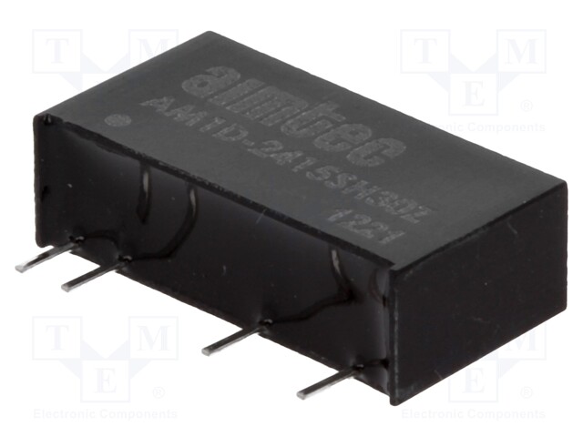 Converter: DC/DC; 1W; Uin: 21.6÷26.4V; 15VDC; Iout: 70mA; SIP7; 2.3g