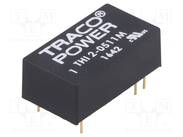 Converter: DC/DC; 2W; Uin: 4.5÷5.5V; 5VDC; Iout: 400mA; DIP16; 100kHz