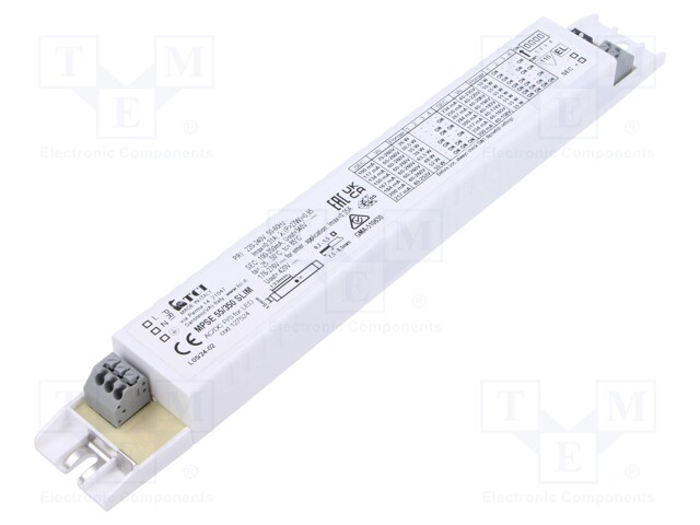 Power supply: switched-mode; LED; 40÷260VDC; 100÷350mA; IP20; 94%