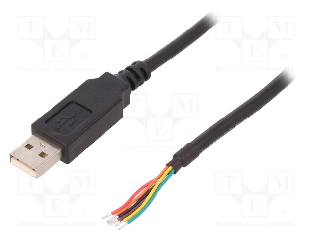 Module: cable integrated; USB; USB A; V: lead; UI/O: 5 V; 1.8m