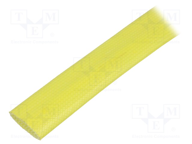 Insulating tube; yellow; -30÷155°C; Øint: 16mm; L: 10m; 3kV/mm