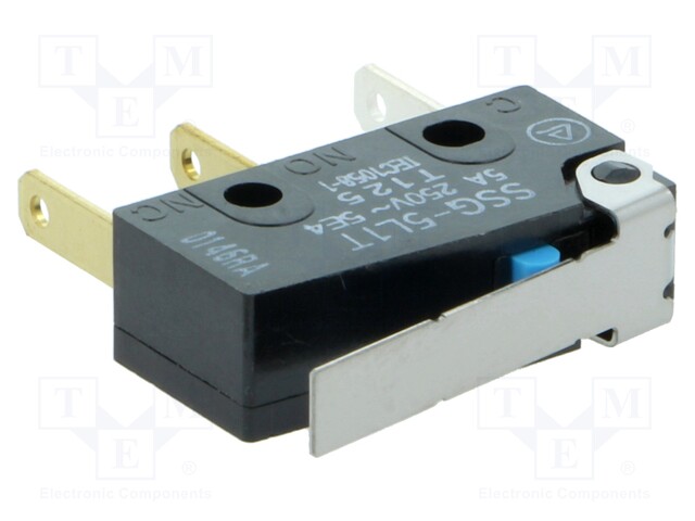 Microswitch SNAP ACTION; with lever; SPDT; 3A/250VAC; 4A/30VDC