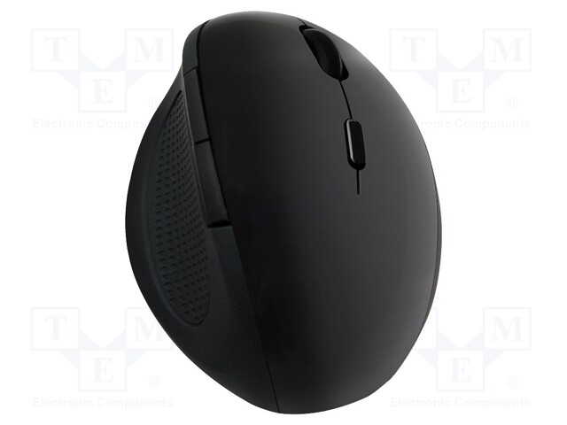 Optical mouse; black; USB A; wireless; No.of butt: 5; 10m