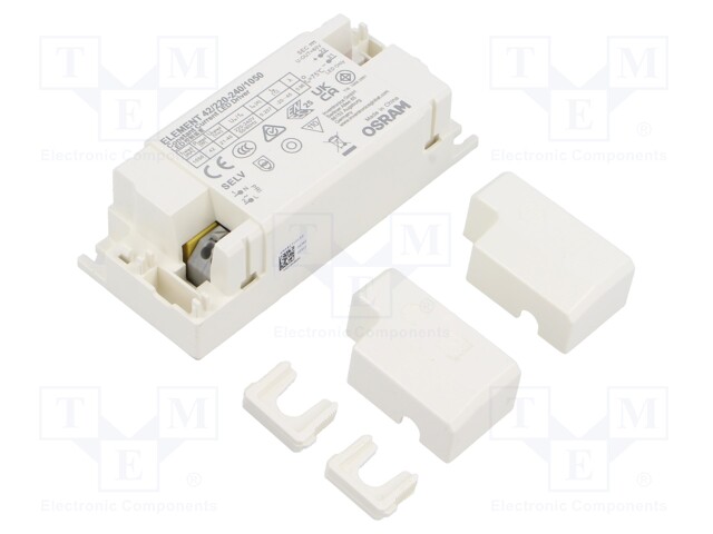 Power supply: switched-mode; LED; 42W; 21÷40VDC; 1.05A; 220÷240VAC