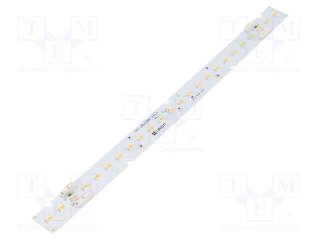 LED strip; 23.2V; white warm; W: 20mm; L: 280mm; No.of diodes: 24