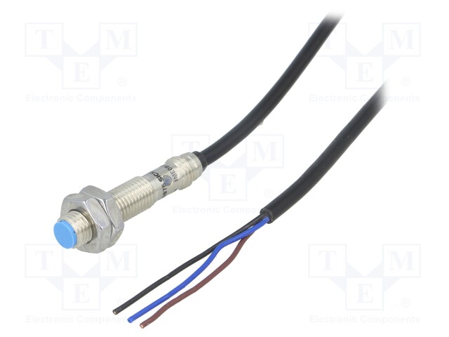 Sensor: inductive; Output conf: PNP / NC; 0÷2mm; 10÷30VDC; M8; IP67