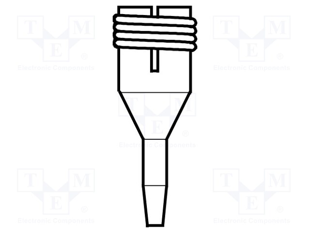 Nozzle: desoldering; 0.6x1mm