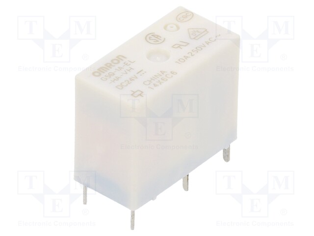 Relay: electromagnetic; SPST-NO; Ucoil: 24VDC; 5A/250VAC; 5A/30VDC