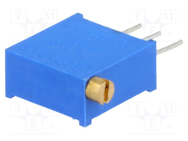 Potentiometer: mounting; multiturn; 10kΩ; 500mW; THT; ±10%; linear