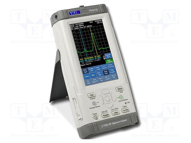 Spectrum analyzer; Display 1: TFT (480x272),touch screen; 8h