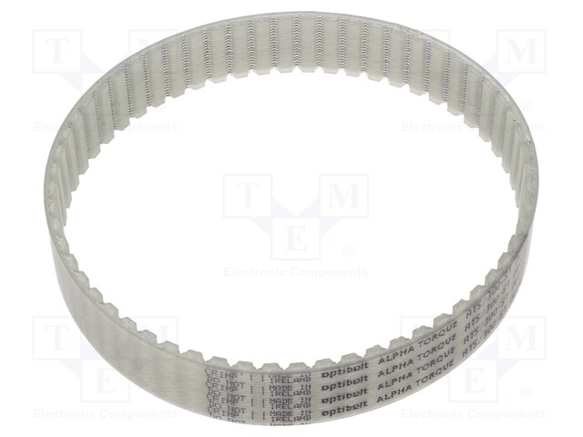 Timing belt; AT5; W: 16mm; H: 2.7mm; Lw: 300mm; Tooth height: 1.2mm