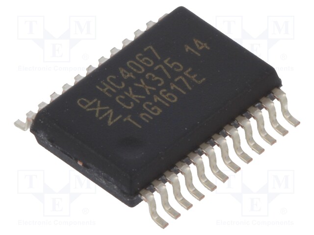 IC: digital; demultiplexer/multiplexer; Channels: 16; SMD; SSOP24