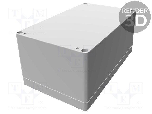 Enclosure: multipurpose; X: 120mm; Y: 200mm; Z: 90mm; 1554; grey; IP66