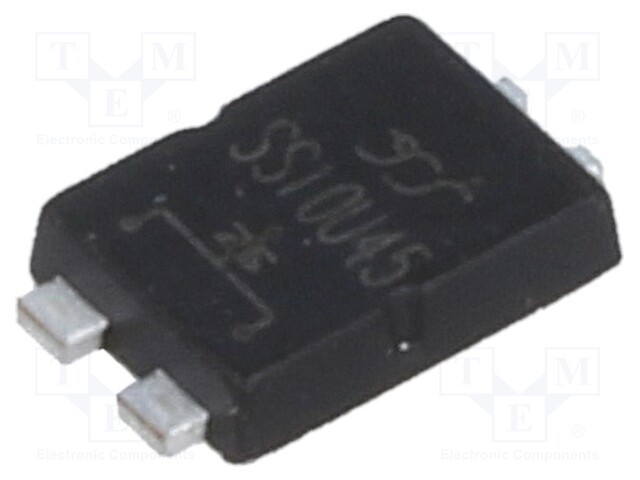 Diode: Schottky rectifying; SMD; 45V; 10A; Ufmax: 0.47V; TO277