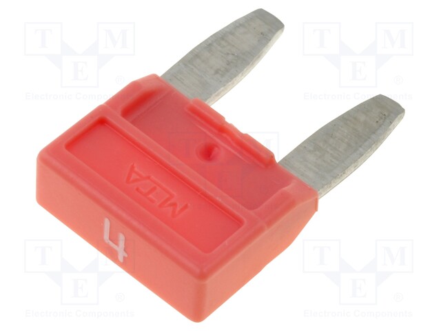 Fuse: fuse; 4A; 32V; automotive; 11,9mm; MINIVAL