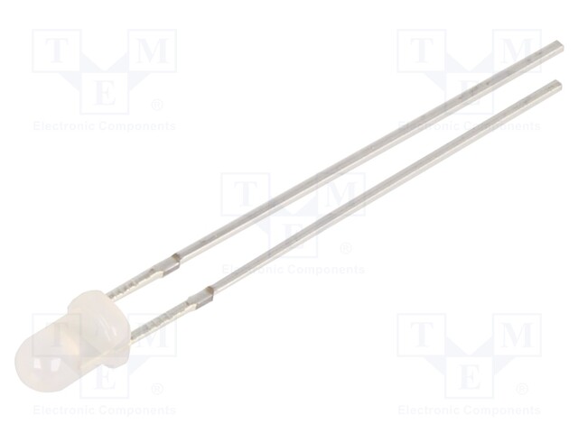 LED; 3mm; blue; 750÷1120mcd; 30°; Front: convex; 2.7÷3.4V; -30÷85°C