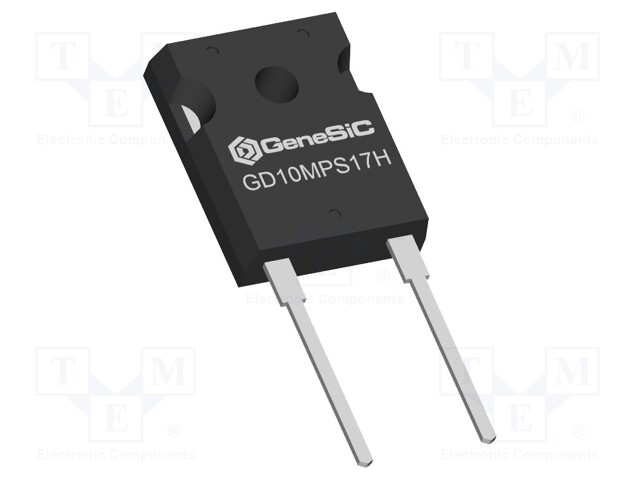 Diode: Schottky rectifying; SiC; THT; 1.7kV; 10A; TO247-2