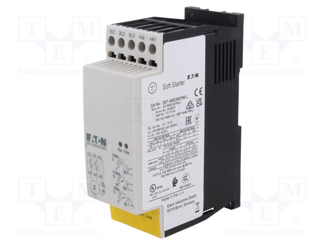 Module: soft-start; Usup: 230÷480VAC; for DIN rail mounting; 3kW