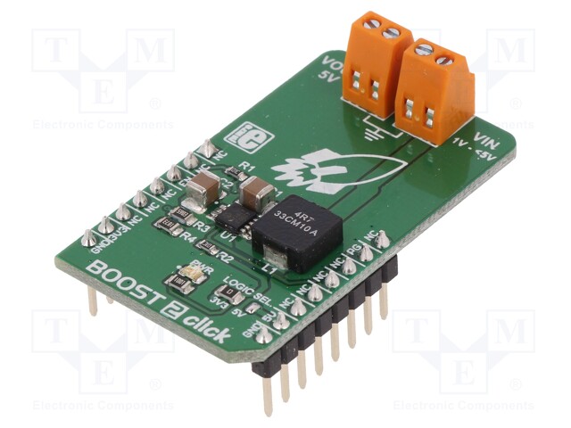 Click board; DC/DC converter; GPIO; MCP1642B; 3.3/5VDC