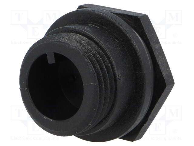 Connector: circular; socket; male; PIN: 2; w/o contacts; IP68; 250V