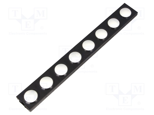 Ball track; technopolymer (PA); ELEROLL; L: 270mm; W: 34.4mm; black