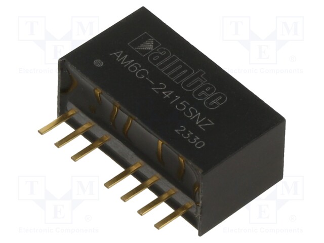 Converter: DC/DC; 6W; Uin: 18÷36V; Uout: 15VDC; Iout: 400mA; SIP8