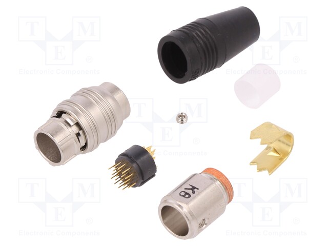 Plug; Connector: circular; HR25; male; PIN: 20; push-pull; 1A; 28AWG