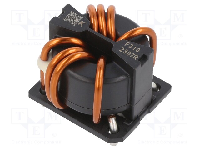 Inductor: wire with current compensation; THT; 400uH; 1mΩ; SCF