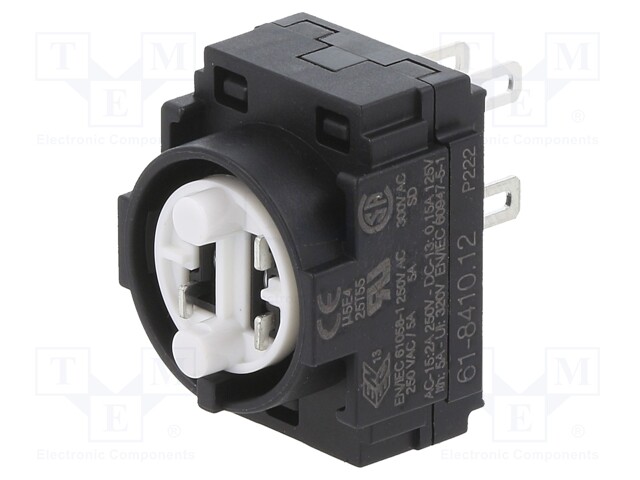 Contact block; 61; -25÷55°C; Leads: connectors; Contacts: NO; 5A