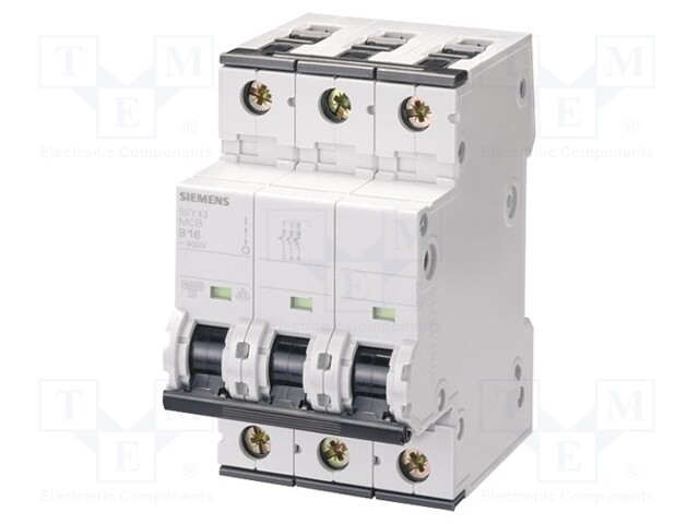 Circuit breaker; Inom: 50A; Poles: 3; DIN; Charact: C; 6kA