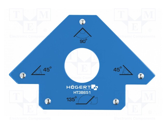 Weld holder; magnetic; 22.5kg; arrow