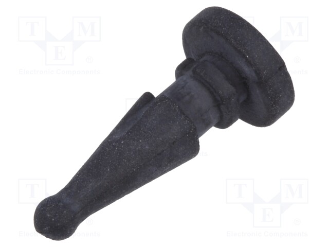 Fastener for fans and protections; Ømount.hole: 5mm; black