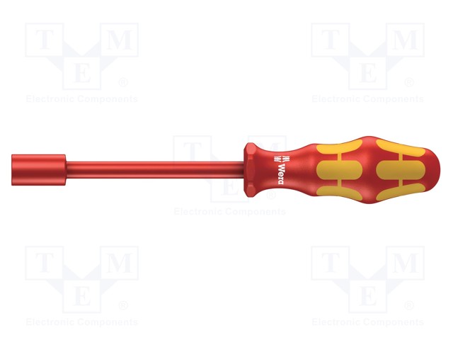 Screwdriver; insulated; hex socket; HEX 3/8"; Blade length: 125mm