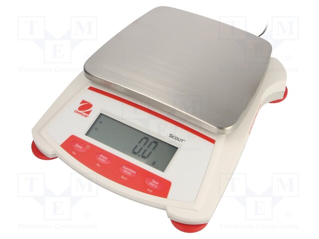 Scales; Scale load capacity max: 2.2kg; electronic; -10÷40°C