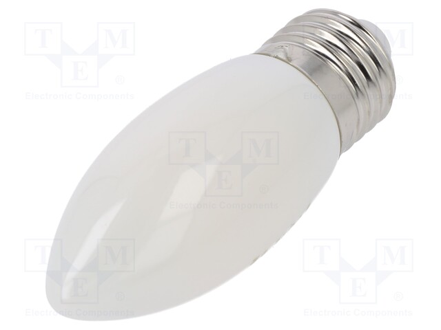 LED lamp; warm white; E27; 220/240VAC; 470lm; 4.5W; 300°; 2700K