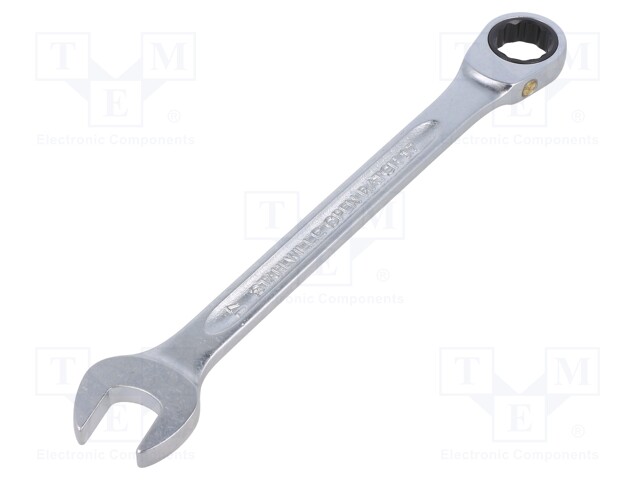 Wrench; combination spanner; 17mm; chromium plated steel