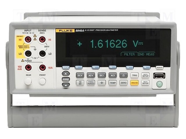 Benchtop multimeter; 2x VFD 6,5 digit; Sampling: 1000x/s