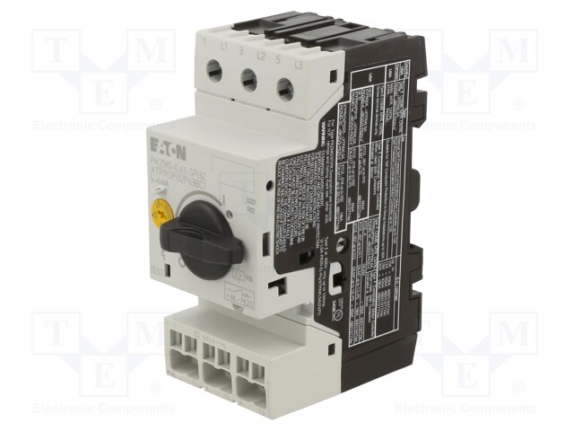 Motor breaker; 0.12kW; 220÷690VAC; for DIN rail mounting; IP20