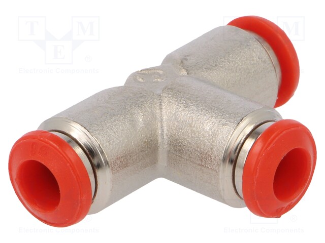 Push-in fitting; T-tap splitter; -0.99÷20bar; 6mm