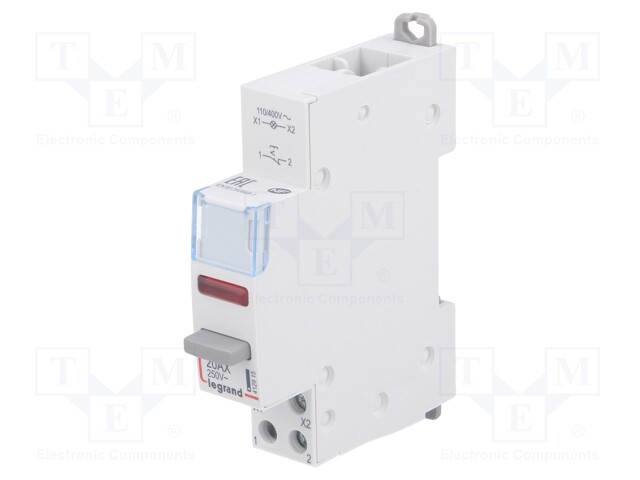 Module: pushbutton switch; 20A; Mounting: DIN; 250VAC; bistable