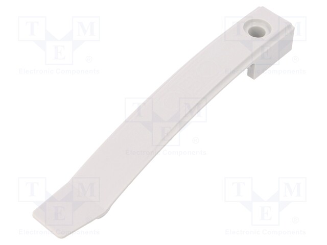 Holder; polyamide; light grey; Ømount.hole: 5.8mm; W: 20mm; L: 134mm