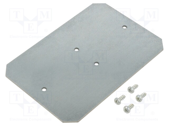 Mounting plate; steel; W: 100mm; H: 2.5mm; L: 146mm; TK-PC-1813