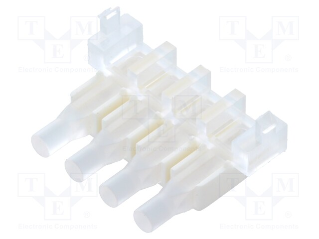 Fiber for LED; Ø2.8mm; No.of mod: 4; Front: flat; H: 5mm