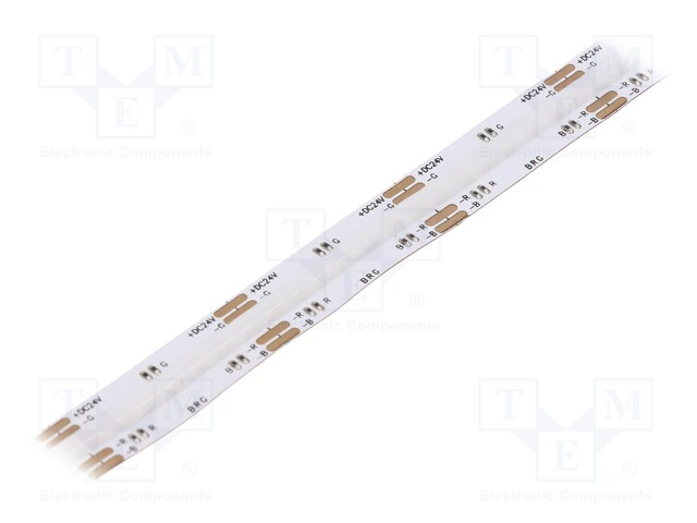 LED tape; RGB; COB; 24V; LED/m: 756; 10mm; IP20; 5W/m; bendable