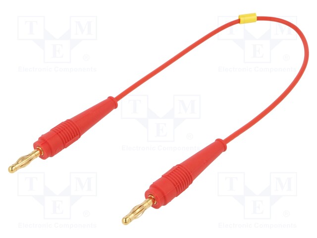 Test lead; 60VDC; 30VAC; 19A; 4mm banana plug-4mm banana plug