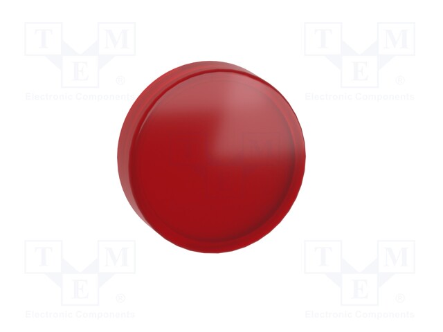 Indicator Lens, Red, Round, 22 mm, Lens, Schneider Electric Harmony XB4 & XB5 Series Pilot Lights