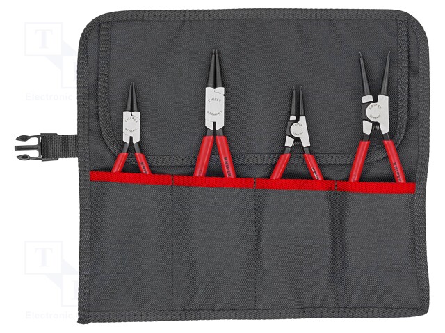 Kit: pliers; Pcs: 4; for circlip