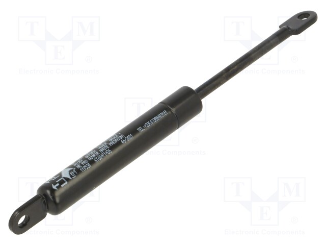 Gas spring; E: 185mm; Features: with welded steel eyes; Øout: 15mm