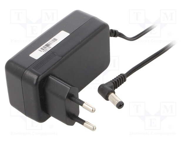 Power supply: switched-mode; constant voltage; 12VDC; 2A; 24W