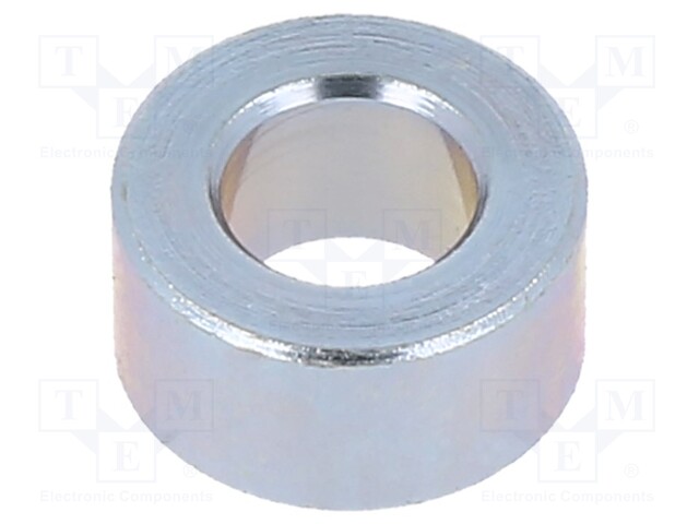 Spacer sleeve; 4.3mm; cylindrical; steel; zinc; Out.diam: 4mm